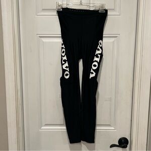 Cannondale x Volvo Woman’s black cycling tights pants, Padded, Racing, USA Small